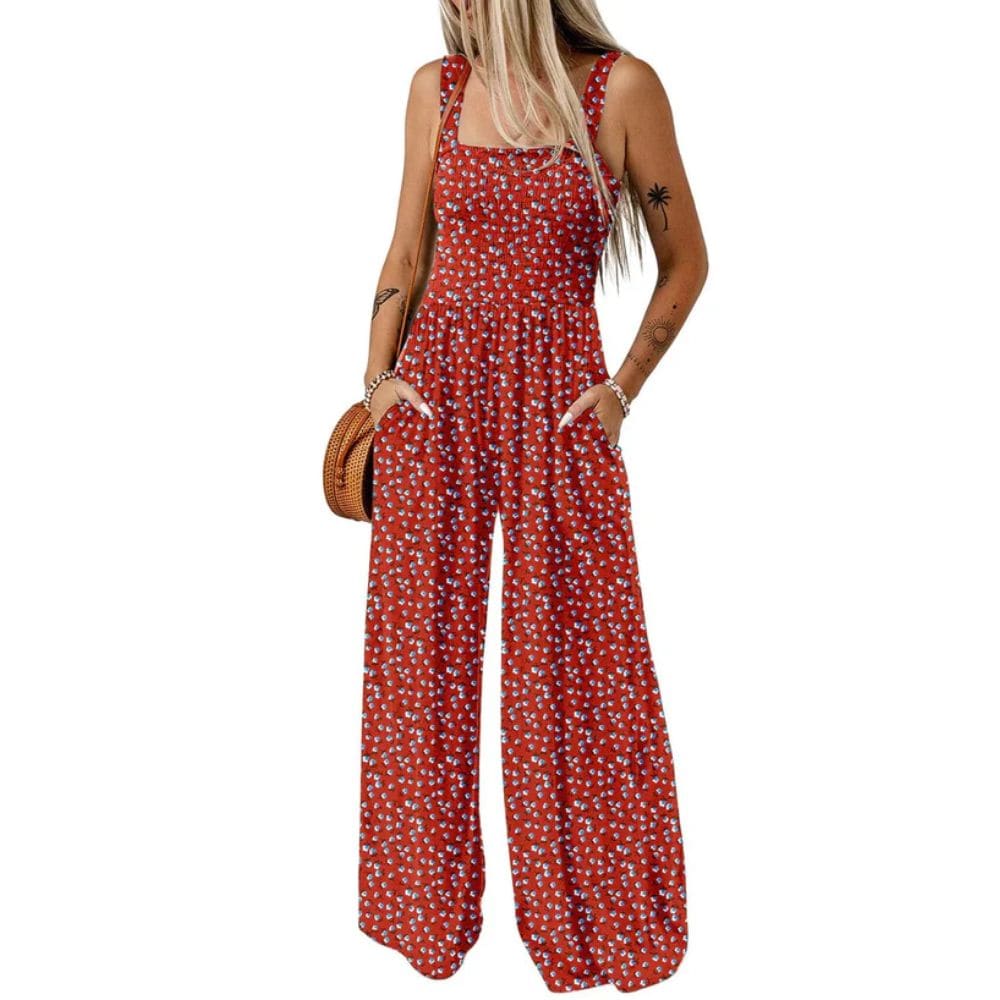 Boho sommer-jumpsuit