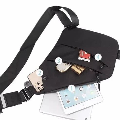 Sikker crossbody-taske