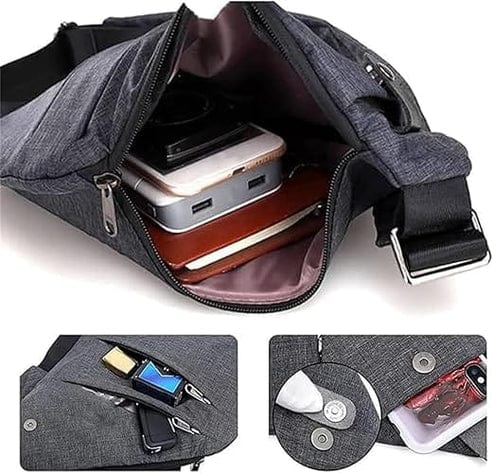 Sikker crossbody-taske