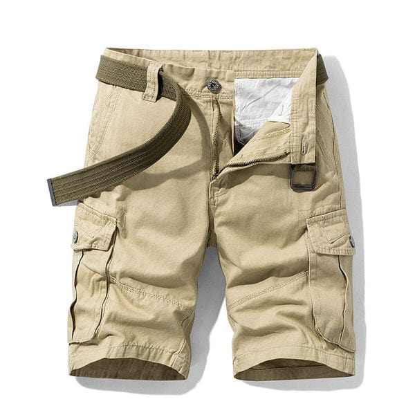Premium cargo shorts med bælte inkluderet