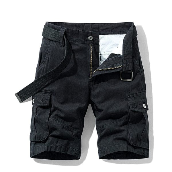 Premium cargo shorts med bælte inkluderet