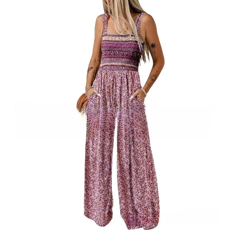 Boho sommer-jumpsuit