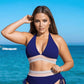 Skulpterende højtaljet elegant bikini