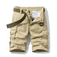 Premium cargo shorts med bælte inkluderet
