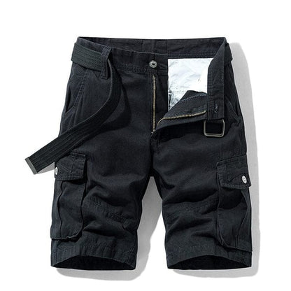Premium cargo shorts med bælte inkluderet