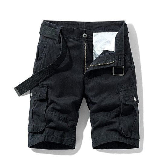 Premium cargo shorts med bælte inkluderet