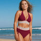 Skulpterende højtaljet elegant bikini